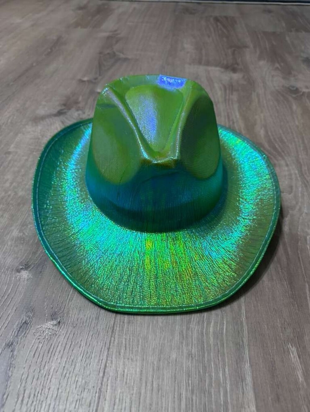 Iridescent Green Cowboy Hat